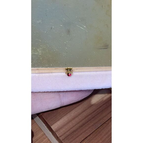 Very Rare Chass Folding Miniature Quartz Brass Desk Clock Picture Frame - Picture 14 of 14